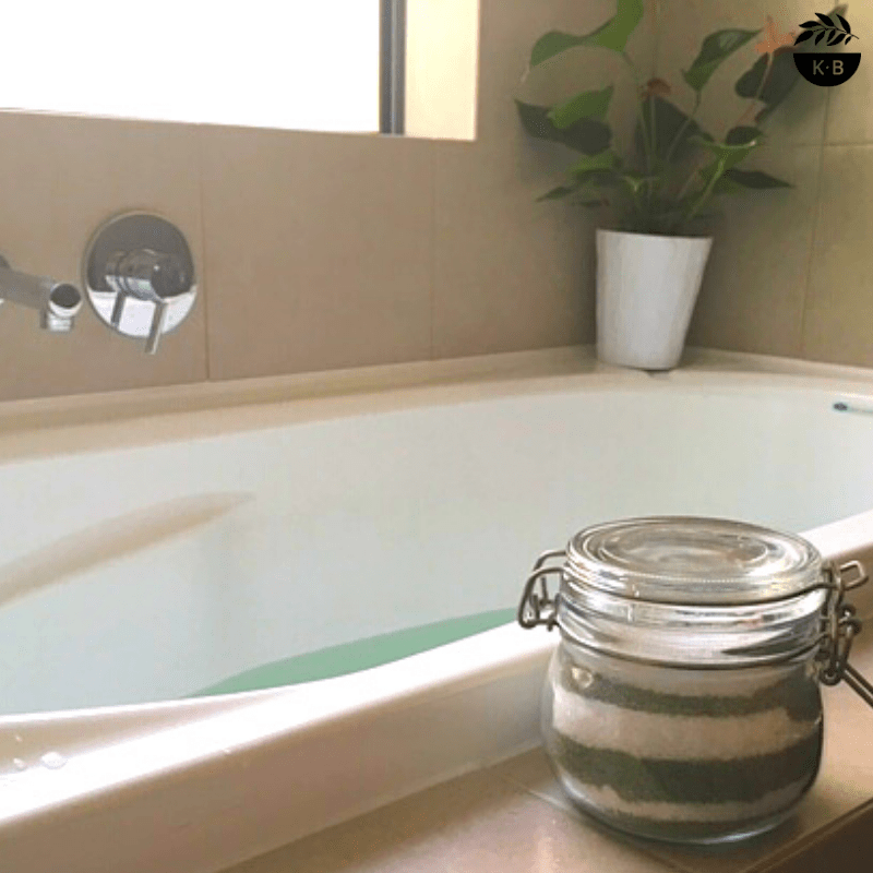 Bath Salts with Epsom & Spirulina | Krissy Ballinger - Naturally Inspired